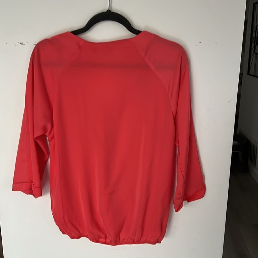 Promod beautiful blouse orange M - Picture 3 of 7